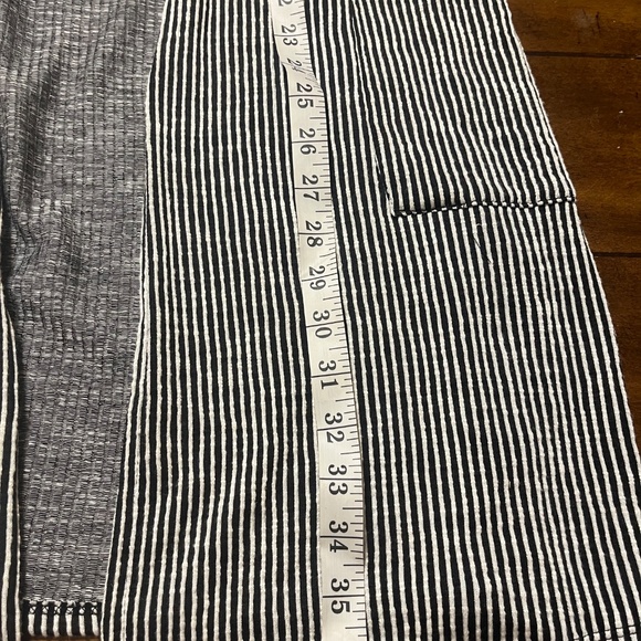 Acemi White and Black long cardigan with Pockets - Picture 3 of 4